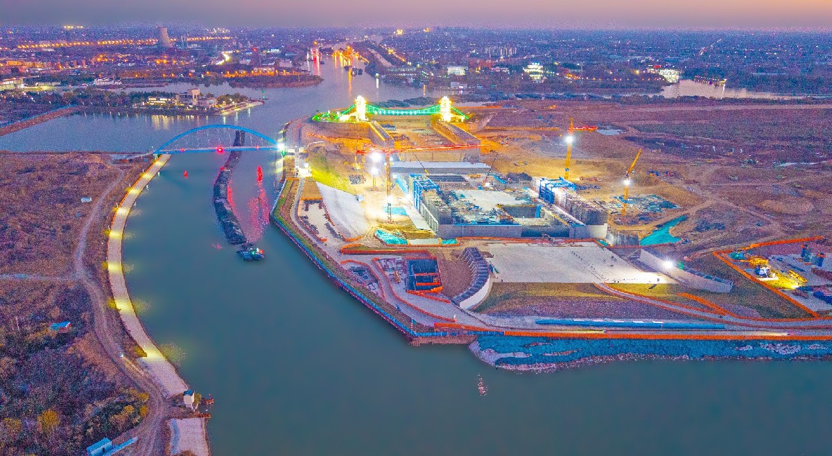 水利部副部长祖雷鸣视察淮河入海二期项目